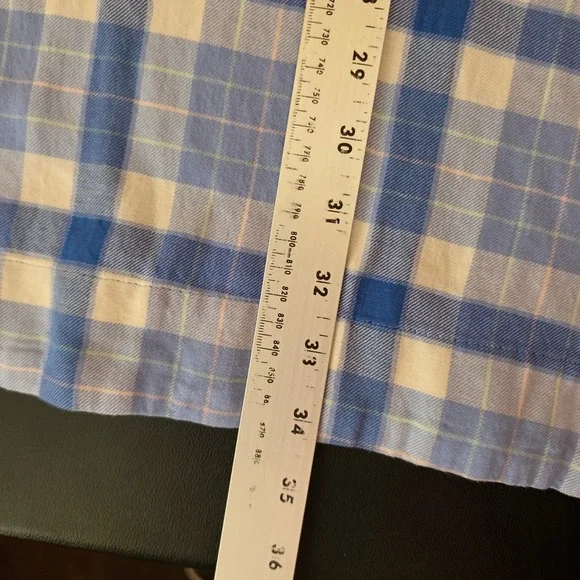 Vineyard Vines Plaid Popover  Dress Womens S Blue Calm Water New [$168 2Q011323 - Picture 7 of 15